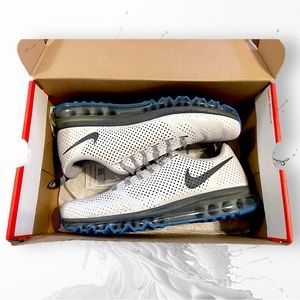 Org $160 w/box Nike Air Max Motion w/Box- Dark Grey/Light Ash Grey-White- Sz 13